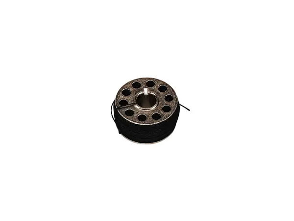 Hilo Nomex - negro 45 metros (50 yardas) - hilo de alta temperatura 40TEX en bobina de metal., Opciones de producto: Nomex thread - 45m (50yrds)