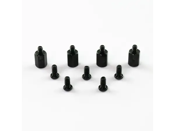 Entretoises courtes Pi support 7 mm - longueur totale 10 mm