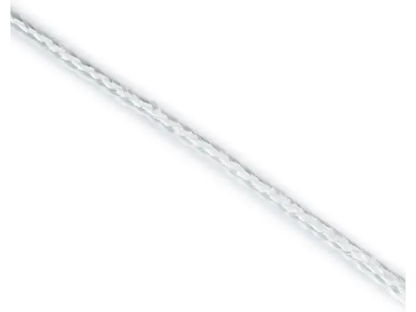 3 mm weißes Feuerlöschseil, 550 °C beständige Glasfaser