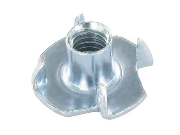 Écrou en T à 4 griffes M4 x 6 mm - Lot de 5 - Profondeur 5,2 mm, Options du produit: M4 x 6mm T Nut