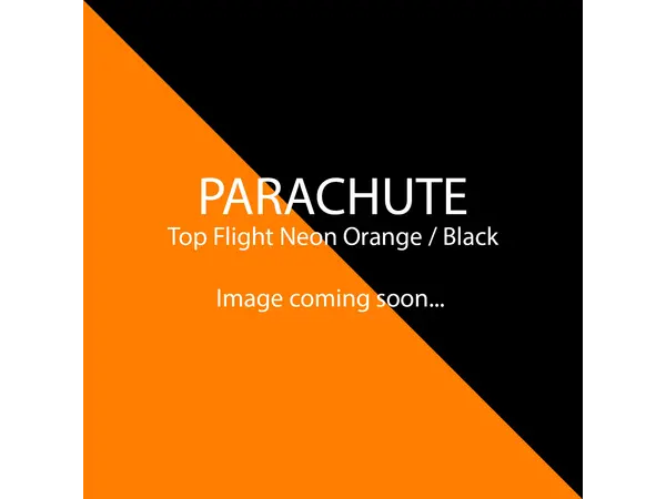 120" neonoranje en zwarte tweekleurige 1,7 oz ripstop nylon parachute topflight TFR-standaard, Productopties: 120 inch neonoranje en zwart