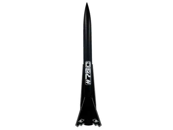 #780 Loc precision black model rocket kit model rocketry