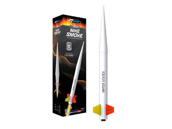 Nike smoke Pro series II model rocket kit model rocketry