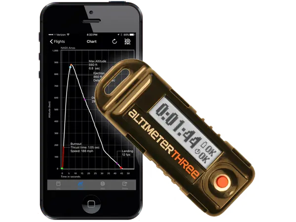 USED (Grade A) - Jolly logic altimeter THREE up to 9000m (29,500ft) model rocketry
