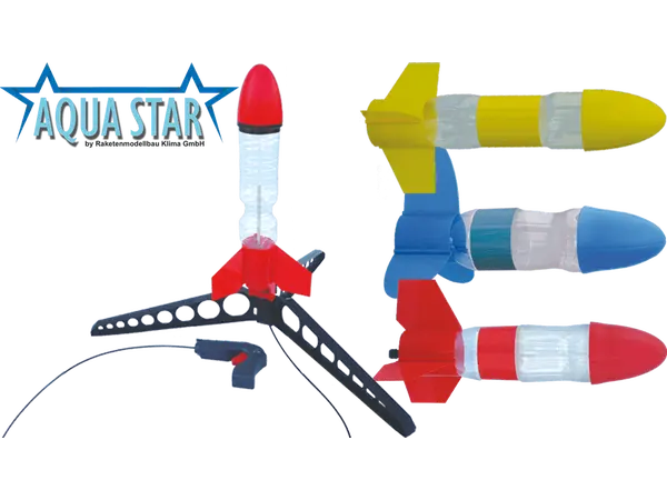 Klima Aqua Star Starterset Wasserraketenbausatz – kann 100m hoch fliegen – ein Riesenspaß [CLONE]