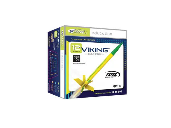 Viking bulkpakket Estes raketkit (12 stuks) Intermediair