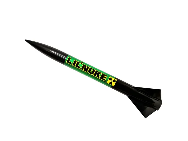 LIL' Nuke model rocket kit, 29mm motor mount 57mm diameter for D to G motors model rocketry