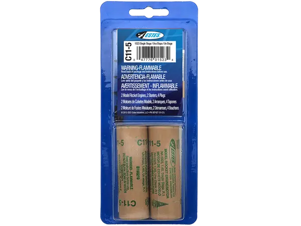 Estes C11-5 model rocket motors (2 pack) 24mm engines model rocketry