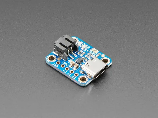 Cargador Micro-Lipo de Adafruit para batería LiPoly con conector USB tipo C