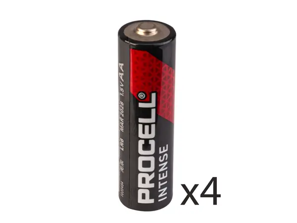 4 piles AA pour EB Launch Controller (1.5v) Duracell Procell Intense power