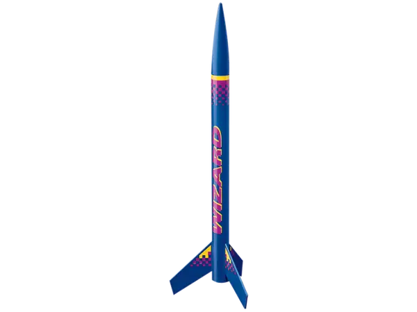 Estes Wizard modelraketkit - vaardigheidsniveau 1, 18 mm gemonteerde AC-raketmotoren