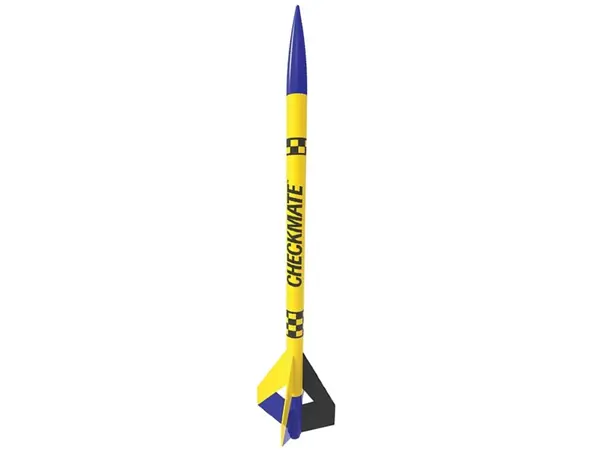 Estes Checkmate Modellraketenbausatz – 19 mm 2 Stage Rocket 18 mm A-Motoren, Fähigkeitsstufe 1
