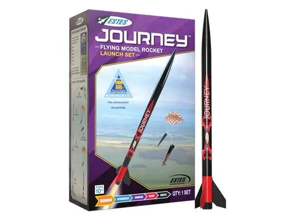 Zestaw startowy Deluxe Journey Ready to fly - zawiera 3 silniki i watę - Estes