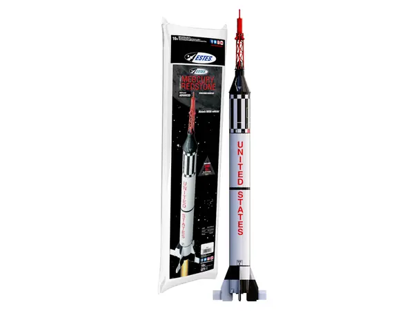 Model rakiety Mercury Redstone - skala 1:34, poziom umiejętności 3, 18 mm mocowanie silników C