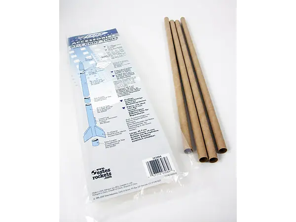 Estes BT-20 Body tubes (pack of 4) - 18mm ID - 18.7mm OD, Other product options: Estes BT20 18/18.7mm (4 pack) model rocketry