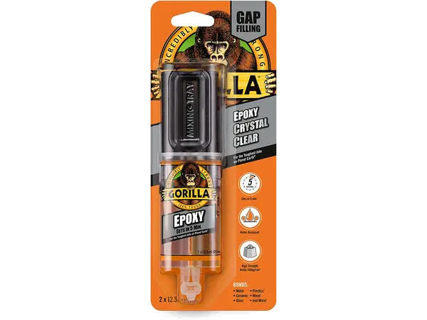 Klej epoksydowy Gorilla 25ml - czas wiązania 5 minut, Opcje produktu: Klej epoksydowy Gorilla 25ml