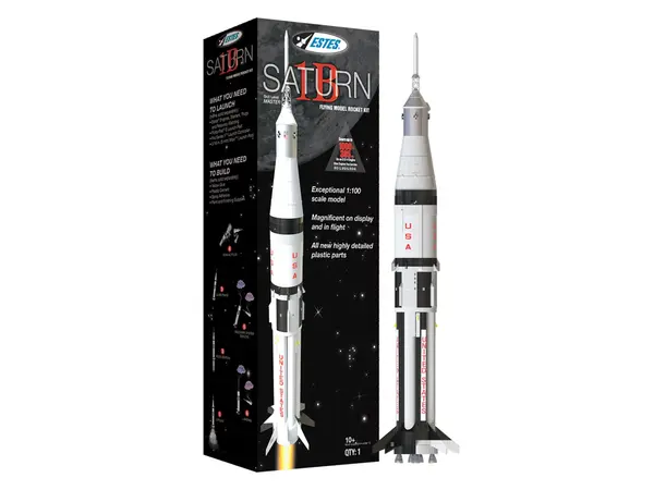 Saturn 1B Skylab model rocket kit - 1:100 scale challenging build 67mm C-E motors model rocketry