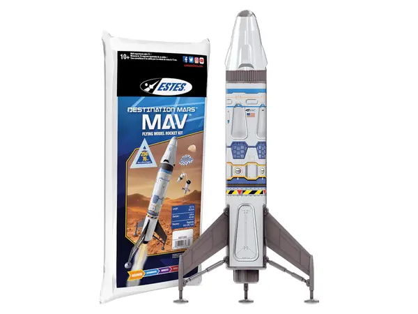 Destination Mars MAV-modelraketkit Estes vaardigheidsniveau 1 18 mm gemonteerde C-motoren