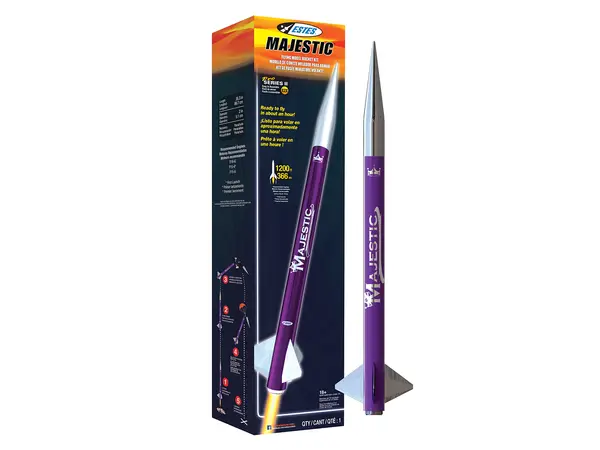 Estes Pro Series II Majestic Modellraketenbausatz Mid Power EF-Motoren