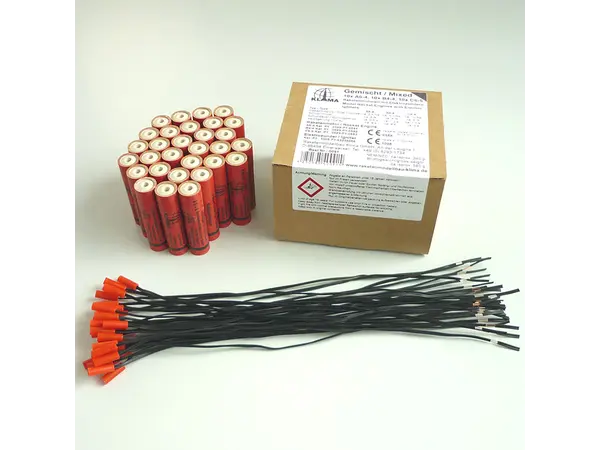 Pack Klima ABC Team comprenant des allumeurs électroniques (30 pièces) et des moteurs de fusée en vrac, Options du produit: Klima vrac pack - ABC - paquet de 30