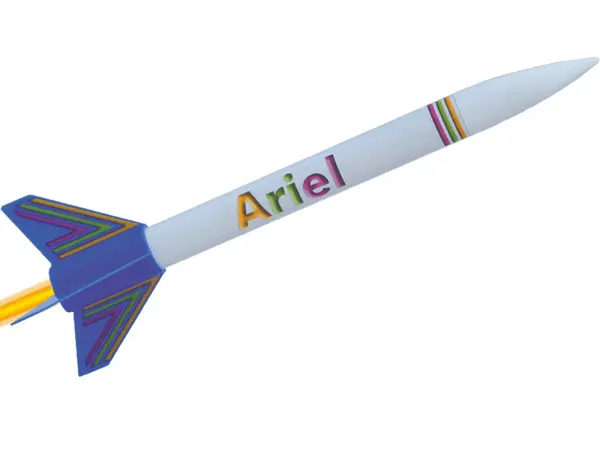 Kit de fusée modèle Klima Ariel - Gamme rapide et facile - Ensemble de grande qualité, facile à construire et à faire voler !
