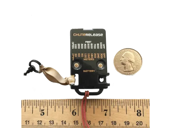 Jolly logic Chute release - set the altitude for your parachute, Other product options: Chute release model rocketry