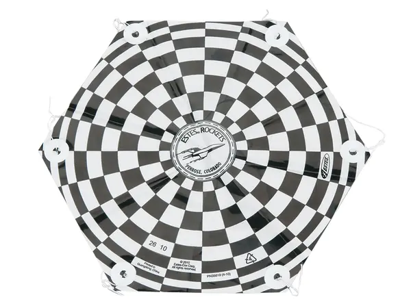 6 inch (152mm) Recovery Parachute Estes, Other product options: 6" 152mm Estes Parachute model rocketry