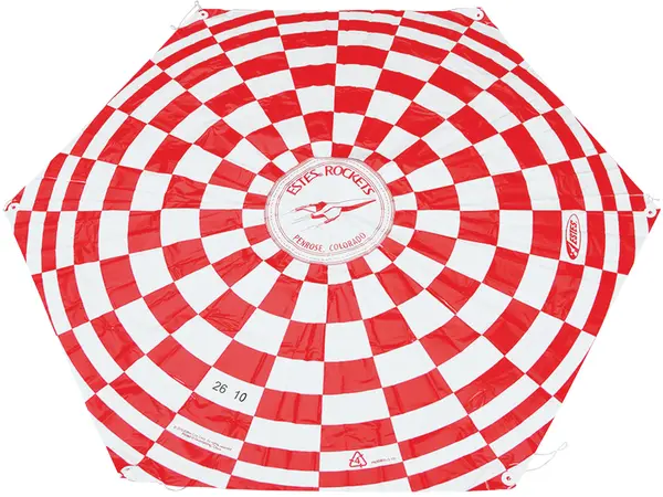24 inch (610mm) Recovery Parachute Estes, Other product options: 24" 610mm Estes Parachute model rocketry