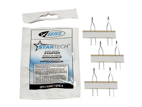Estes model rocket starters / igniters (pk6), Other product options: Estes initers - 6pk model rocketry