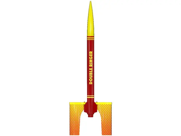 Estes Double Ringer Glider und Parachute Combo Model Rocket Kit CD-Motoren E2X Level Kit
