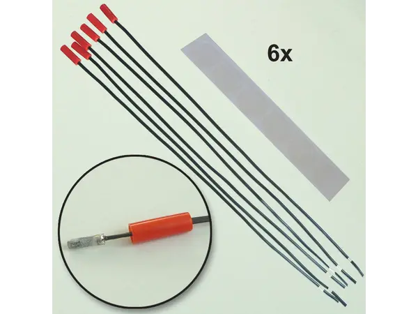 Pack de 6 allumeurs / démarreurs Klima pour maquettes de fusées, Options du produit: Allumeurs/démarreurs Klima - paquet de 6