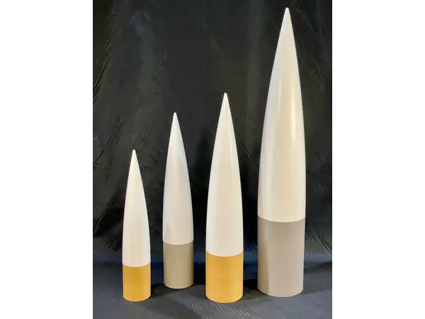 3.0" (76.2mm) Plastic nosecone PML, Other product options: PML Plastic nosecone 3.0" model rocketry