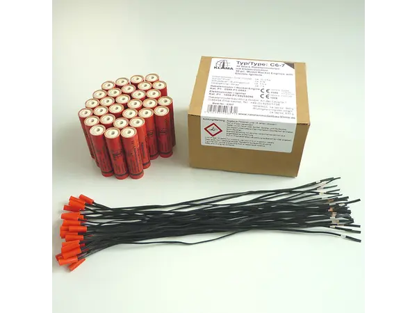 Klima C6-7 Team pack including electronic igniters (30 pieces) rocket motors engines bulk, Other product options: Klima bulk pack - C6-7 - 30 pack model rocketry