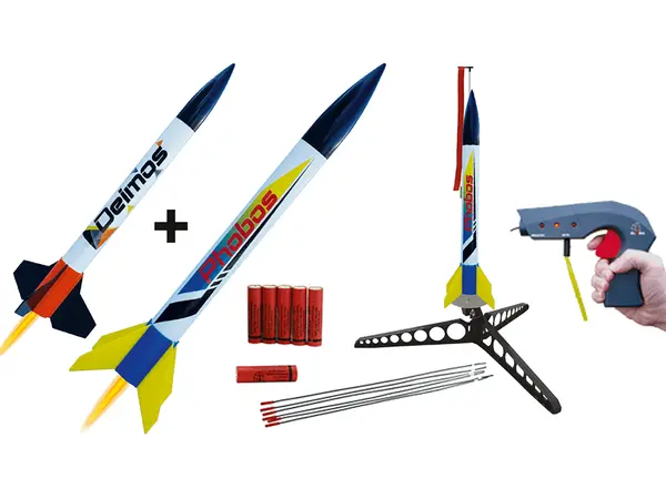Стартовий набір Phobos & Deimos Deluxe EZ. Все для 6 запусків, модель ракети. model rocketry