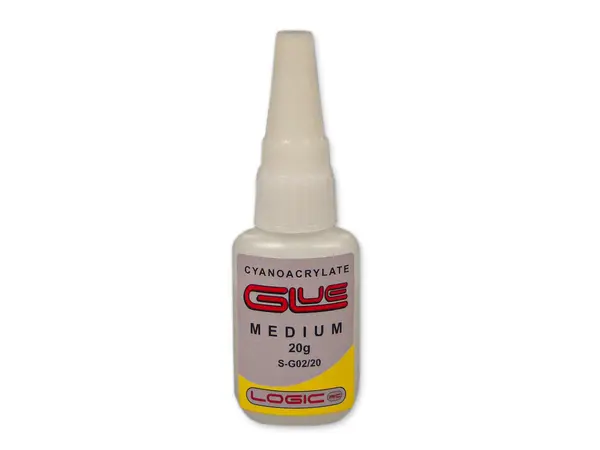 Butelka Cyanoacrylate Medium 20g - Klej LogicRC Cyano, Opcje produktu: LogicRC Klej cyjanoakrylowy średni 20g