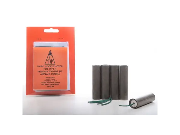 TSP L-4 (D0.9-P) Pět (x5) Pack 17,7 mm model větroně / motory letadla
