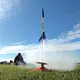 Estes Athena model rocket kit, ready to fly A-C motors, 2 image model rocketry