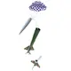 SA-2061 Sasha Model Rocket Kit Skill Level 3 24mm mount D-E engines, 5 image model rocketry