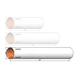 Body tube 75mm x 500mm - 4 slots - airframe Klima model rocketry