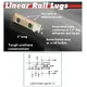 Lineære utskytningsskinnefester - loc presisjon - 1" (25,4 mm) x 2 stk., 2 image model rocketry