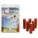Motores de cohete modelo Klima D9-7 Six Pack de 18 mm