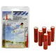 D9-P Six Pack 18mm Klima model rocket motors (Plugged) enigne model rocketry
