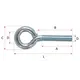 M4 x 20mm eye bolt screw zinc plated [CLONE] [CLONE] [CLONE], Options du produit: Boulon à œil M6 x 30 mm, 2 image