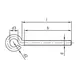 M5 x 40mm eye bolt screw stainless steel, Other product options: M5 x 40mm eye bolt stainless steel, 2 image model rocketry