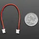 JST-PH 2-pin Jumper Cable - 100mm long, 2 image model rocketry