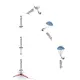 Explorer Aquarius model rocket, 5 image model rocketry