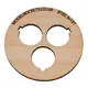 2x BT80 (65mm) 3x18mm centering ring with cut out for retaining hook (3mm plywood), Other product options: BT80 3x18mm (hook) model rocketry
