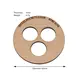 2x BT80 (65mm) 3x18mm centering ring (3mm plywood), Other product options: BT80 3x18mm, 2 image model rocketry