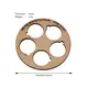 2 anelli di centraggio BT80 (65 mm) 5 x 18 mm con apertura per gancio di fissaggio (compensato da 3 mm), Opzioni del prodotto: BT80 5x18mm (gancio), 2 image