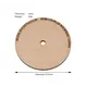 2x mamparo acoplador BT80 de 65 mm con orificio central de 5 mm (madera contrachapada de 3 mm), Opciones de producto: Acoplador de mamparo BT80 con orificio central de 5 mm, 2 image